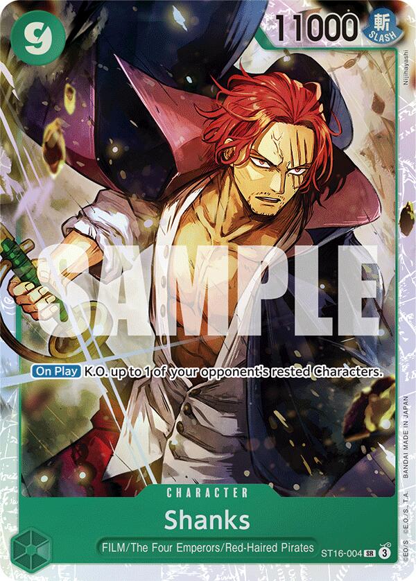 Shanks [Starter Deck: GREEN Uta] Bandai