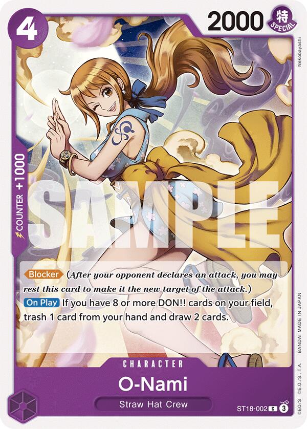 O-Nami [Starter Deck: PURPLE Monkey.D.Luffy] Bandai