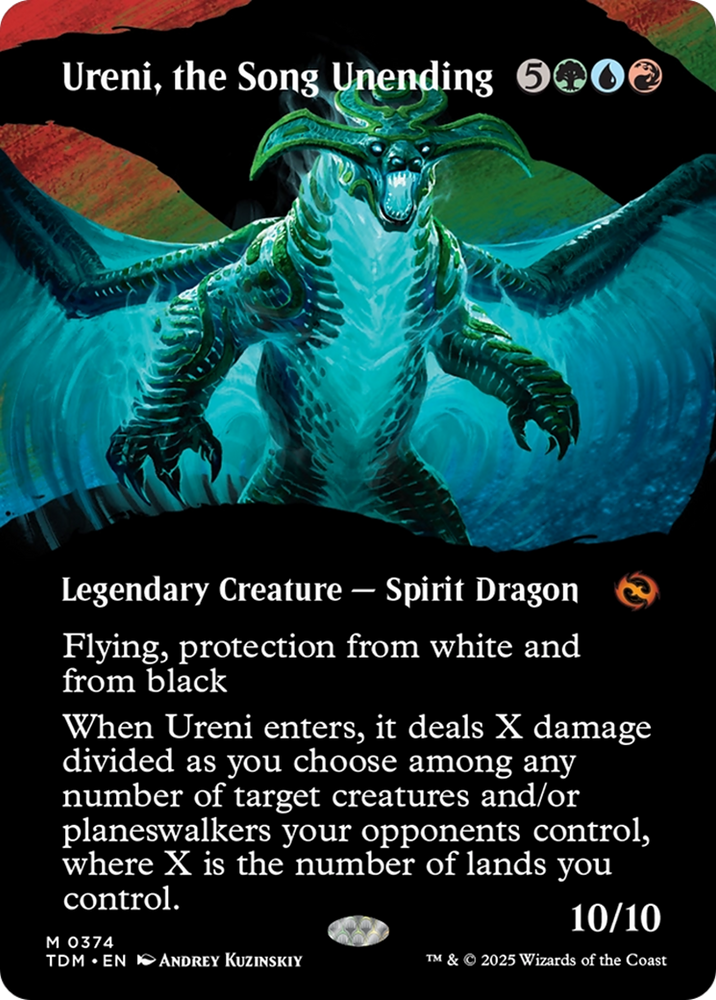Ureni, the Song Unending (Borderless) [Tarkir: Dragonstorm] Magic: The Gathering
