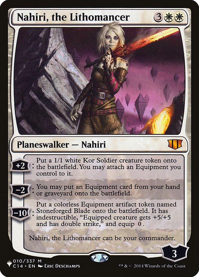 Nahiri, the Lithomancer [The List] Magic: The Gathering