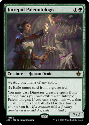Intrepid Paleontologist [The Lost Caverns of Ixalan] Magic: The Gathering