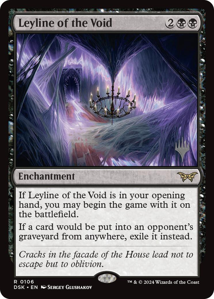 Leyline of the Void (Promo Pack) [Duskmourn: House of Horror Promos] Magic: The Gathering