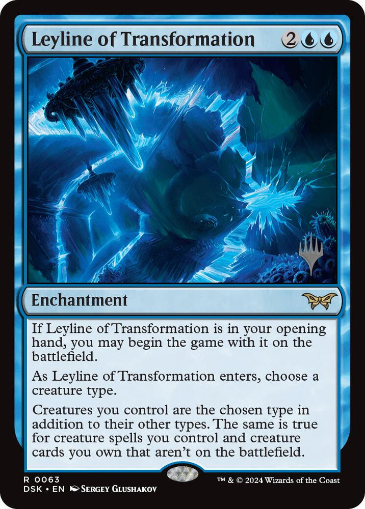 Leyline of Transformation (Promo Pack) [Duskmourn: House of Horror Promos] Magic: The Gathering