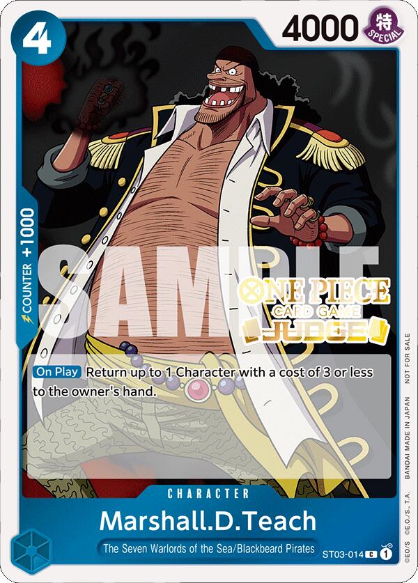 Marshall.D.Teach (Judge Pack Vol. 4) [One Piece Promotion Cards] Bandai