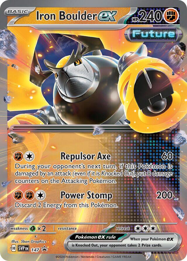 Iron Boulder ex (147) [Scarlet & Violet: Black Star Promos] Pokémon