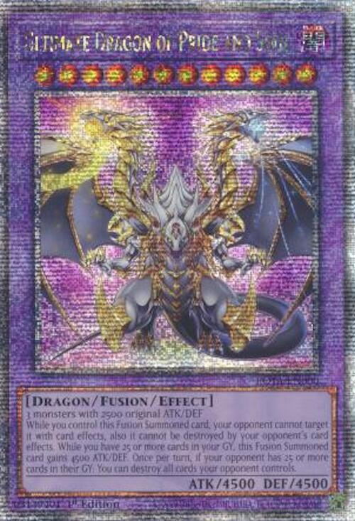 Ultimate Dragon of Pride and Soul [ROTA-EN000] Quarter Century Secret Rare Yu-Gi-Oh!