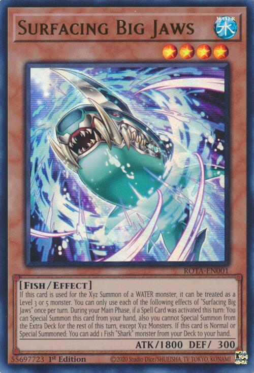 Surfacing Big Jaws [ROTA-EN001] Ultra Rare Yu-Gi-Oh!