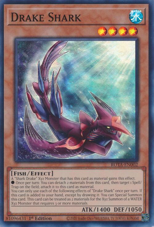Drake Shark [ROTA-EN002] Super Rare Yu-Gi-Oh!