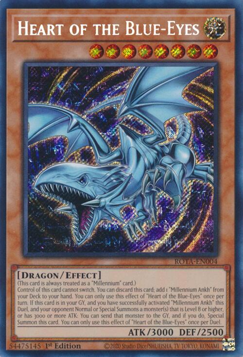 Heart of the Blue-Eyes [ROTA-EN004] Secret Rare Yu-Gi-Oh!