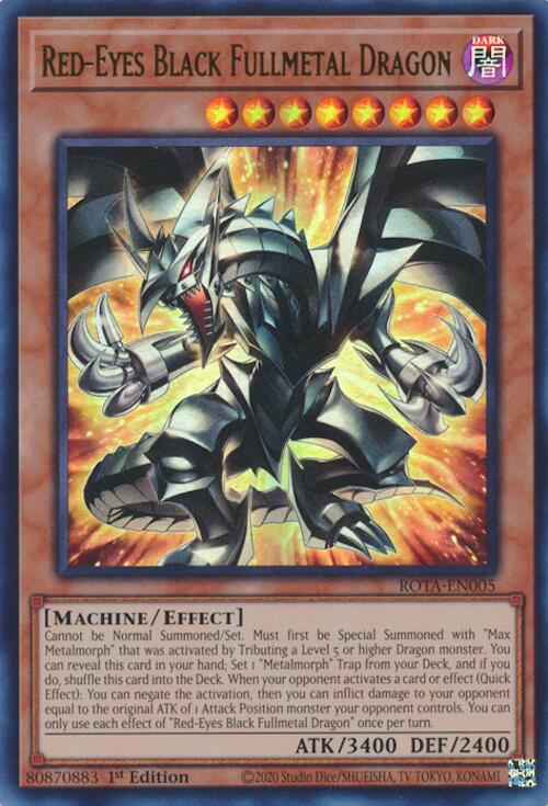 Red-Eyes Black Fullmetal Dragon [ROTA-EN005] Ultra Rare Yu-Gi-Oh!