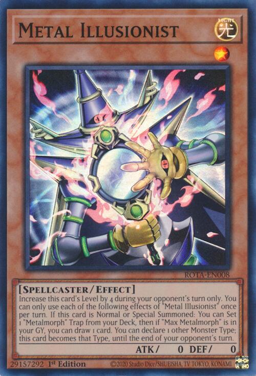 Metal Illusionist [ROTA-EN008] Super Rare Yu-Gi-Oh!
