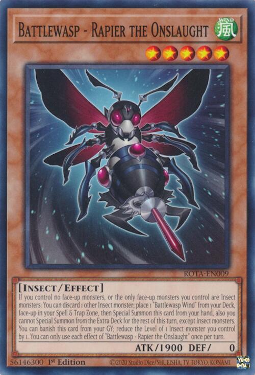 Battlewasp - Rapier the Onslaught [ROTA-EN009] Common Yu-Gi-Oh!