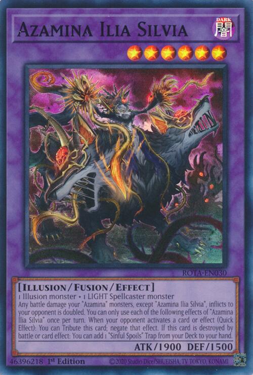 Azamina Ilia Silvia [ROTA-EN030] Super Rare Yu-Gi-Oh!