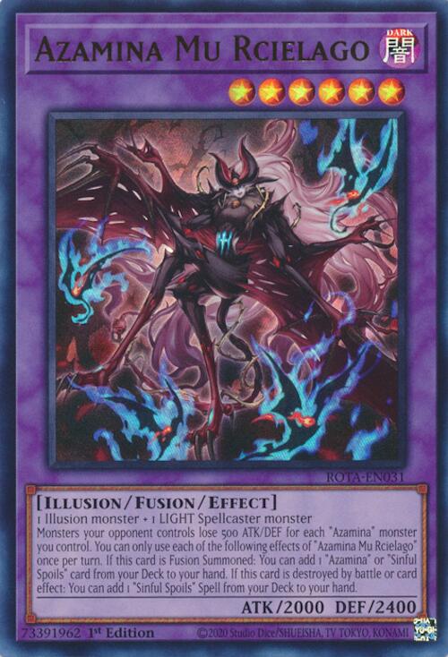 Azamina Mu Rcielago [ROTA-EN031] Ultra Rare Yu-Gi-Oh!