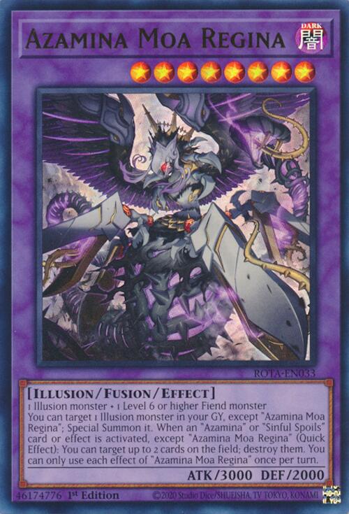 Azamina Moa Regina [ROTA-EN033] Ultra Rare Yu-Gi-Oh!