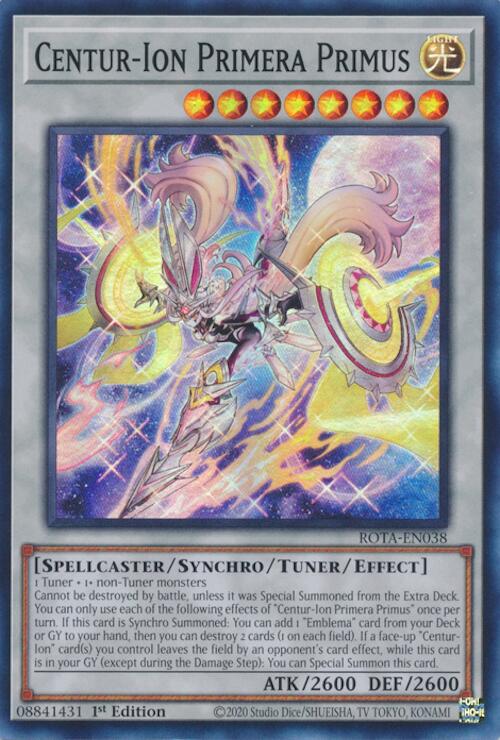 Centur-Ion Primera Primus [ROTA-EN038] Super Rare Yu-Gi-Oh!