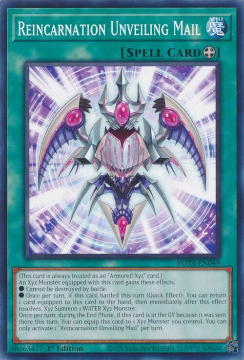Reincarnation Unveiling Mail [ROTA-EN049] Common Yu-Gi-Oh!
