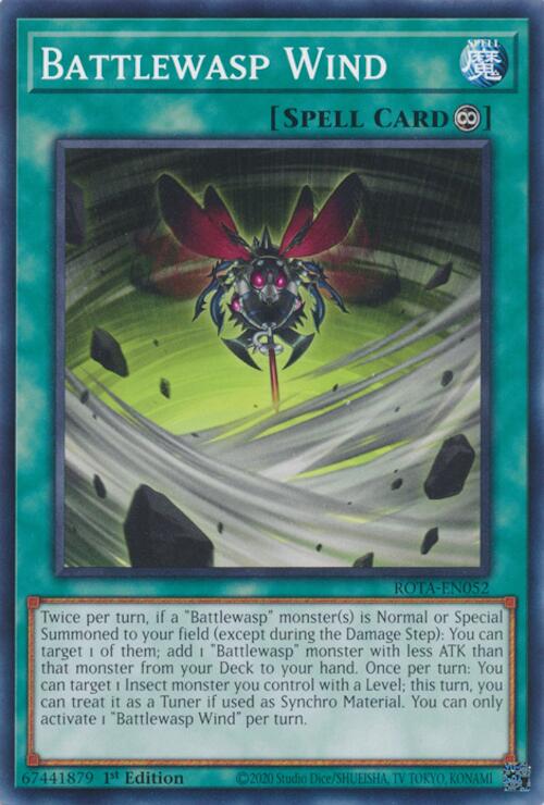 Battlewasp Wind [ROTA-EN052] Common Yu-Gi-Oh!