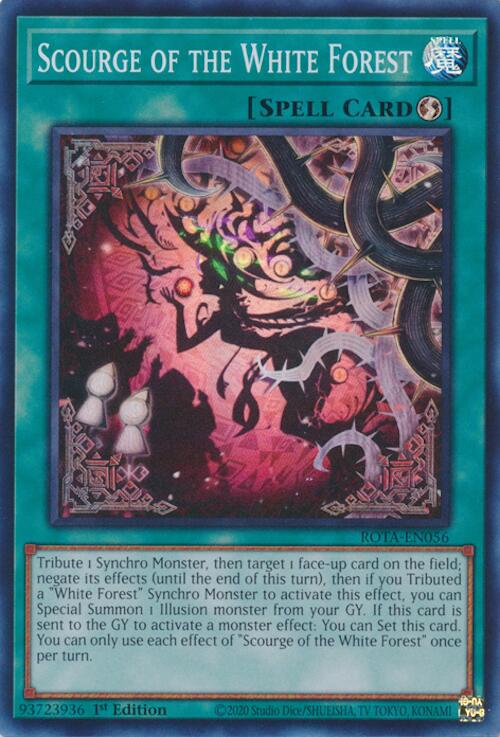 Scourge of the White Forest [ROTA-EN056] Super Rare Yu-Gi-Oh!
