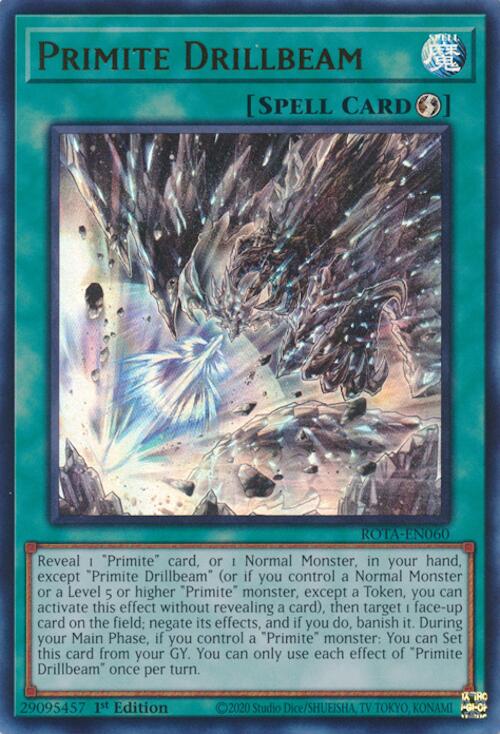 Primite Drillbeam [ROTA-EN060] Ultra Rare Yu-Gi-Oh!