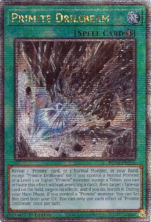 Primite Drillbeam (Quarter Century Secret Rare) [ROTA-EN060] Quarter Century Secret Rare Yu-Gi-Oh!