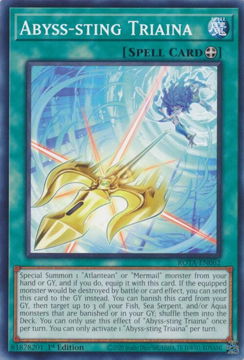 Abyss-sting Triaina [ROTA-EN062] Common Yu-Gi-Oh!