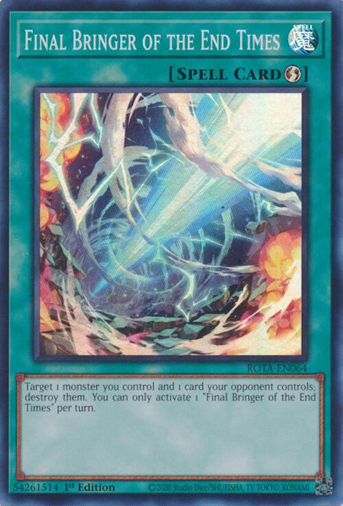 Final Bringer of the End Times [ROTA-EN064] Super Rare Yu-Gi-Oh!