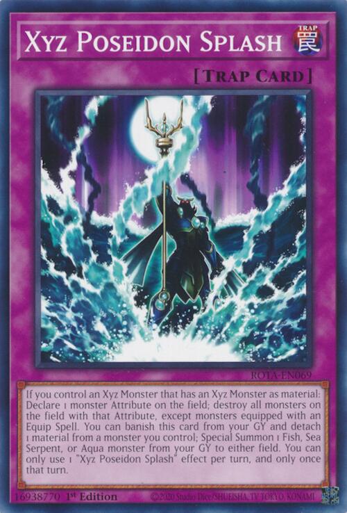 Xyz Poseidon Splash [ROTA-EN069] Common Yu-Gi-Oh!