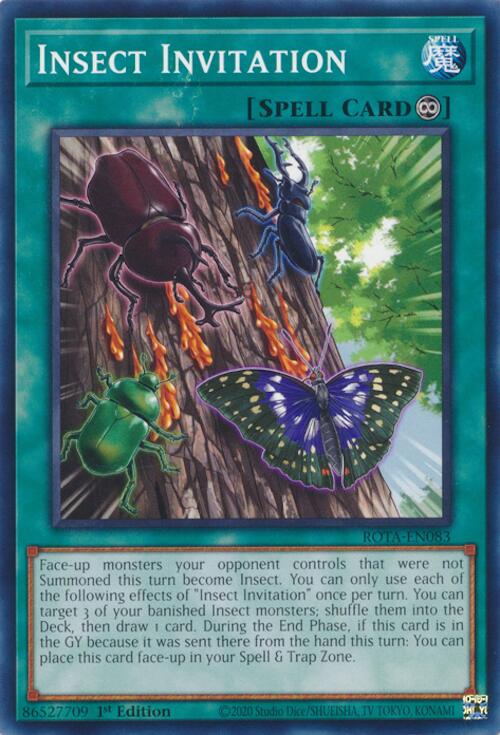 Insect Invitation [ROTA-EN083] Common Yu-Gi-Oh!