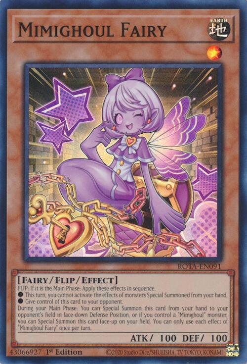 Mimighoul Fairy [ROTA-EN091] Super Rare Yu-Gi-Oh!