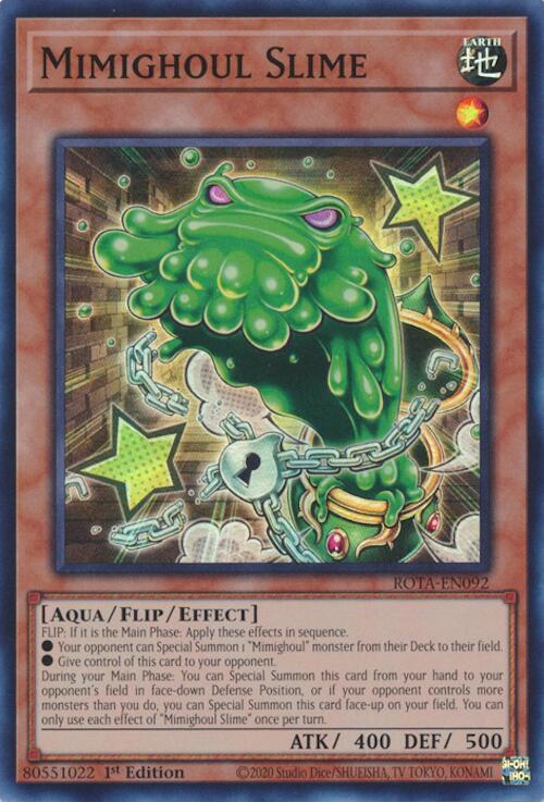 Mimighoul Slime [ROTA-EN092] Super Rare Yu-Gi-Oh!
