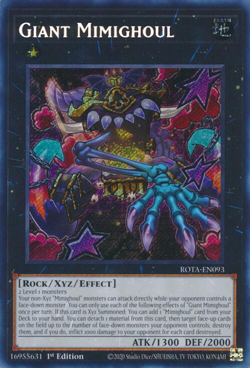Giant Mimighoul [ROTA-EN093] Secret Rare Yu-Gi-Oh!
