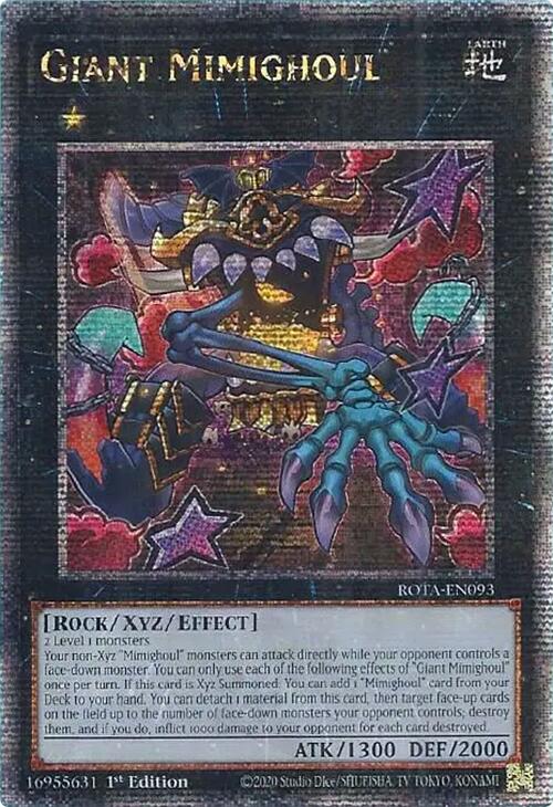 Giant Mimighoul (Quarter Century Secret Rare) [ROTA-EN093] Quarter Century Secret Rare Yu-Gi-Oh!