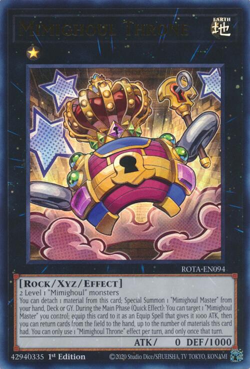 Mimighoul Throne [ROTA-EN094] Ultra Rare Yu-Gi-Oh!