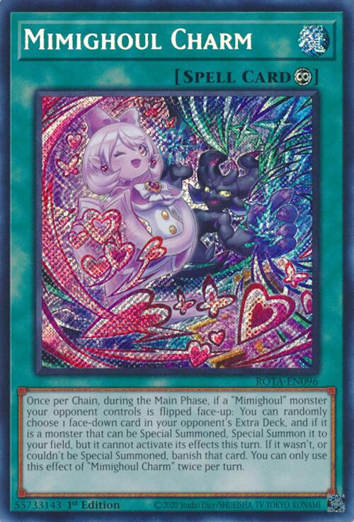 Mimighoul Charm [ROTA-EN096] Secret Rare Yu-Gi-Oh!