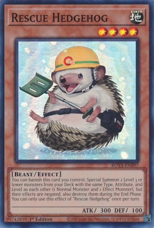Rescue Hedgehog [ROTA-EN097] Super Rare Yu-Gi-Oh!