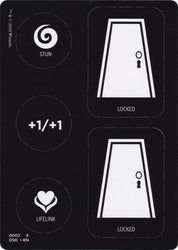 Punch Card Token (1 // 2) [Duskmourn: House of Horror Tokens] Magic: The Gathering