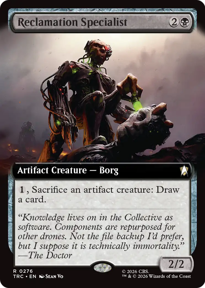 Reclamation Specialist (Extended Art) [Star Trek Commander] Magic: The Gathering