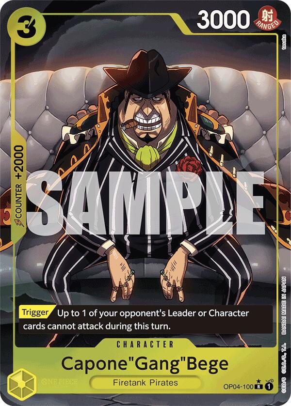 Capone"Gang"Bege (OP04-100) (Alternate Art) [Premium Booster -The Best-] Bandai