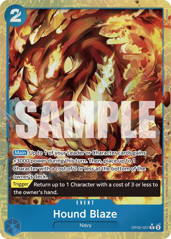 Hound Blaze (Alternate Art) [Premium Booster -The Best-] Bandai
