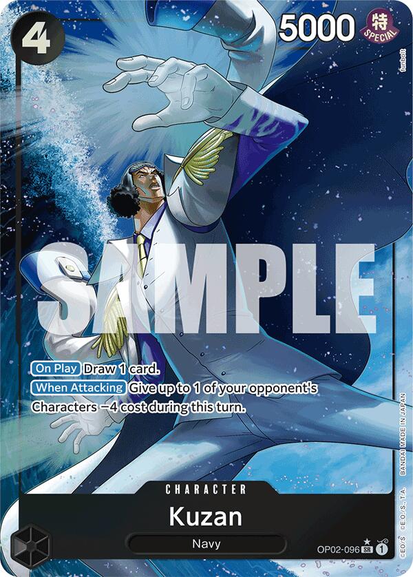 Kuzan (OP02-096) (Alternate Art) [Premium Booster -The Best-] Bandai