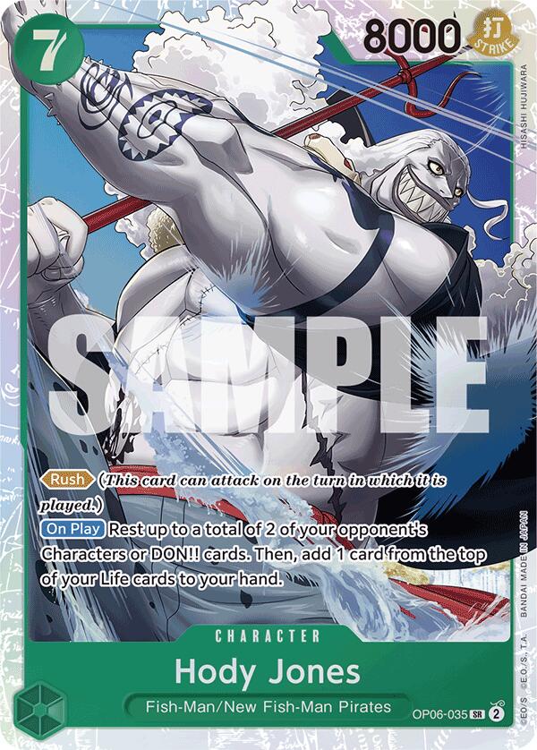Hody Jones (Alternate Art)(Jolly Roger Foil) [Premium Booster -The Best-] Bandai