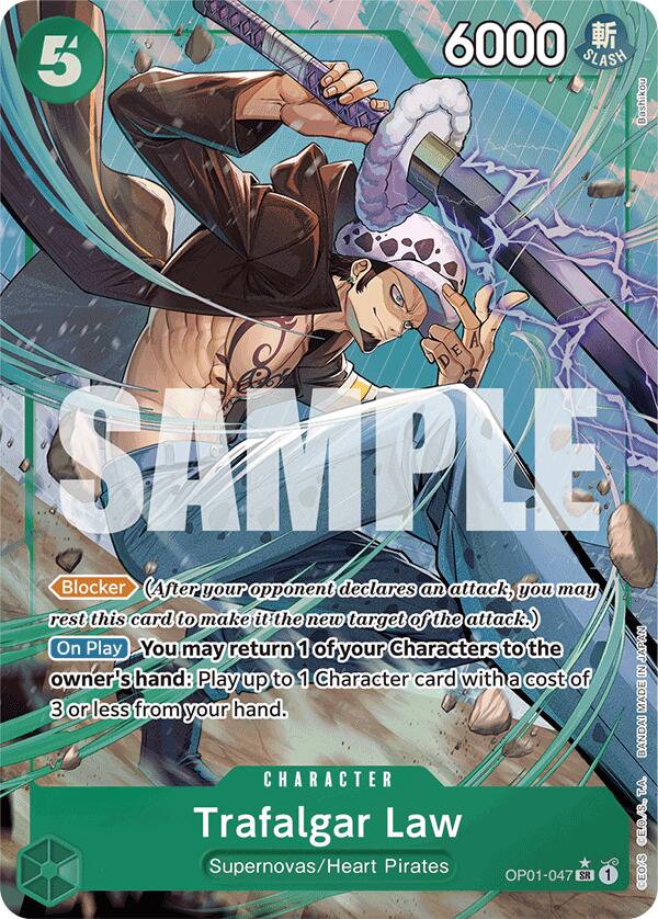 Trafalgar Law (OP01-047) (Full Art) [Premium Booster -The Best-] Bandai