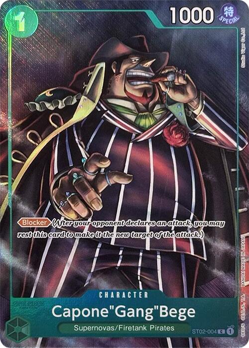 Capone"Gang"Bege (Premium Card Collection -Best Selection Vol. 2-) [One Piece Promotion Cards] Bandai