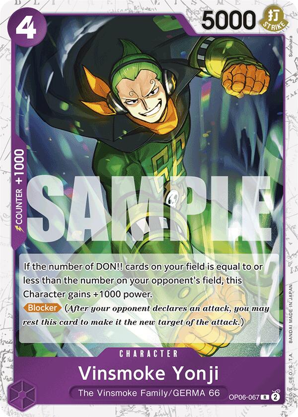 Vinsmoke Yonji (OP06-067) (Jolly Roger Foil) [Premium Booster -The Best-] Bandai