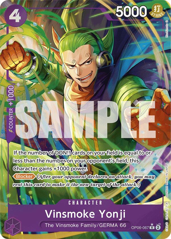 Vinsmoke Yonji (OP06-067) (Alternate Art) [Premium Booster -The Best-] Bandai