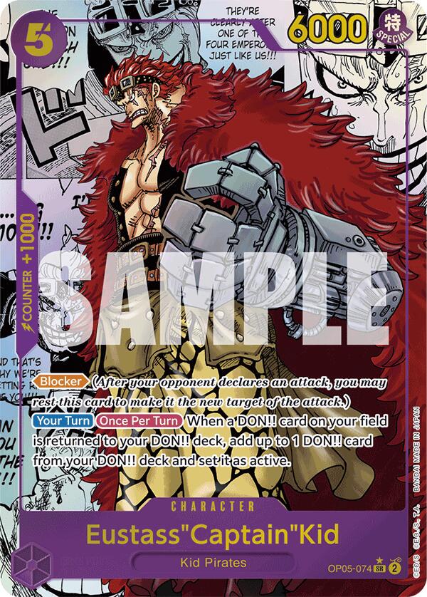 Eustass"Captain"Kid (OP05-074) (Manga) [Premium Booster -The Best-] Bandai