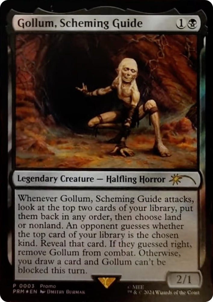 Gollum, Scheming Guide [Resale Promos] Magic: The Gathering