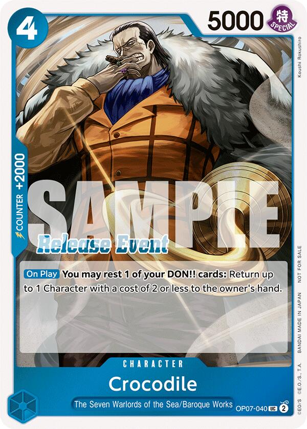 Crocodile (ST15 - ST20 Release Event Winner Pack) [One Piece Promotion Cards] Bandai