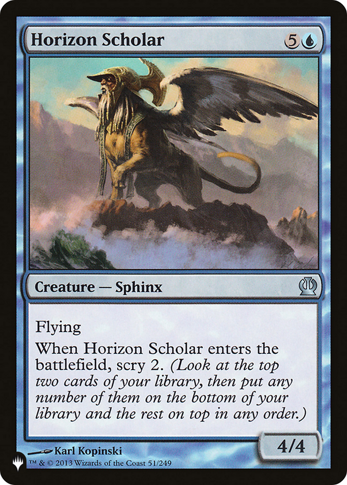 Horizon Scholar [The List] Magic: The Gathering